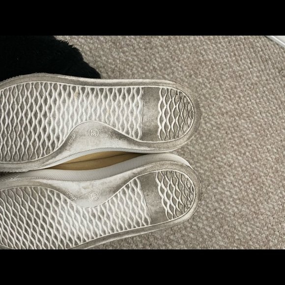 MJUS Anthropologie lace up sneaker shoes size 37 cream tan - Picture 6 of 11